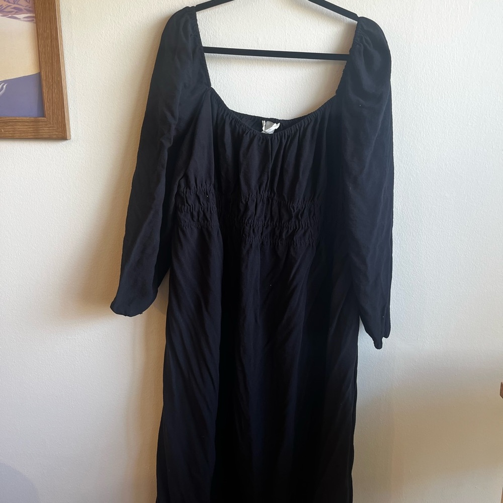 H&M Black Long Sleeve Dress